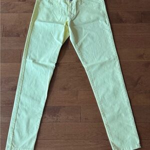 Flying Monkey Men's Pale Green Skinny Jeans